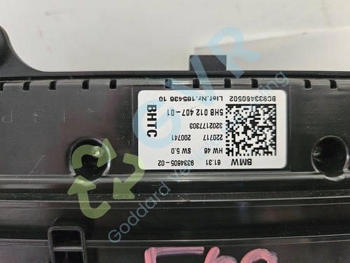 MINI Countryman F60 Heater Control Panel 9334605 - Picture 7 of 12