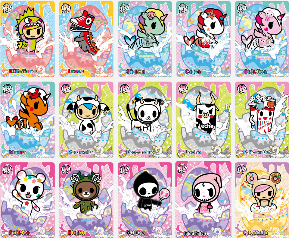 Tokidoki Trading Cards Series 2 R SR SSR MR TR QR- Choose Your Cards