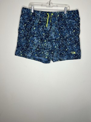 The North Face Womens Nylon Shorts 2X Multi Color Outdoor Hiking Pull On Pockets
