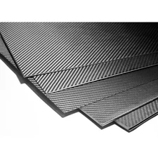 3K carbon fiber plate 125mm x 75mm x 0.8mm glossy RC drone helicopter parts Japa