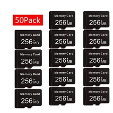 50 Pack Micro SD Card 256MB Memory Card SD Card Secure Digital Flash Card