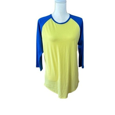 LuLaRoe Randy 3/4 sleeve tee, size Large, NWT, colorful, summer, casual, beach