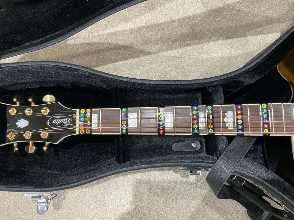 Epiphone J-200 EC Studio In Sunburst with Hard Case Excellent Condition new 5 mo - Image 2 of 4