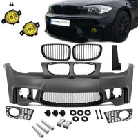 StoßStange Vorne +Nebel Gelb Passt FüR BMW 1Er E81 E82 E87 E88 Bj.03-12 M + *Abe