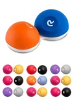 10PC Soft Grip Contact Lens Case Anti-Slip Rubber Screw Top Travel L&R Mark Bulk