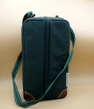 Picnic At Ascot Canvas Tote With Stainless Coffee Thermos Cups Set Unused