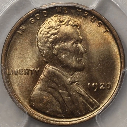 1920 Lincoln Cent PCGS MS-64RB - Superb Quality!