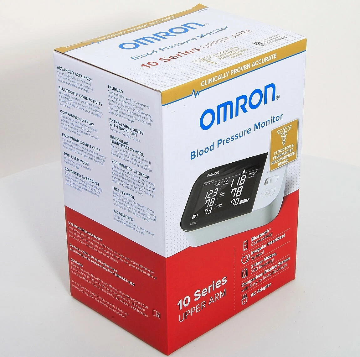OMRON 10 Series® Wireless Upper Arm Blood Pressure Monitor, 43 OFF