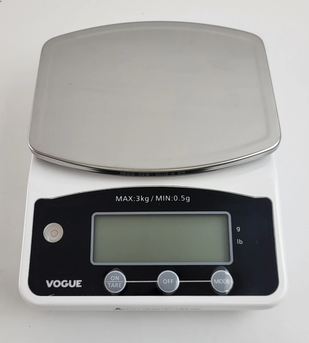 Küchenwaage Vogue F201-E Weighstation digitale Waage 3kg, B-Ware 