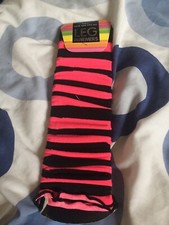 New Striped Pink Leg Warmers