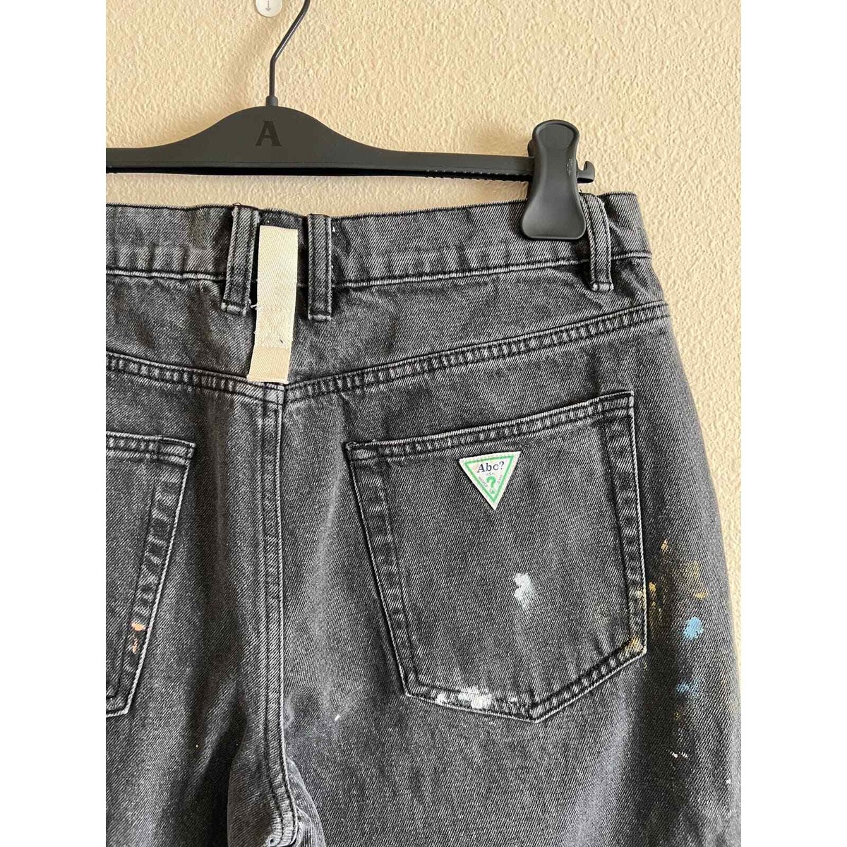 advisory board crystals GUESS コラボデニム32 Advisory Board Crystals x Guess ABC? Painted Denim Jeans