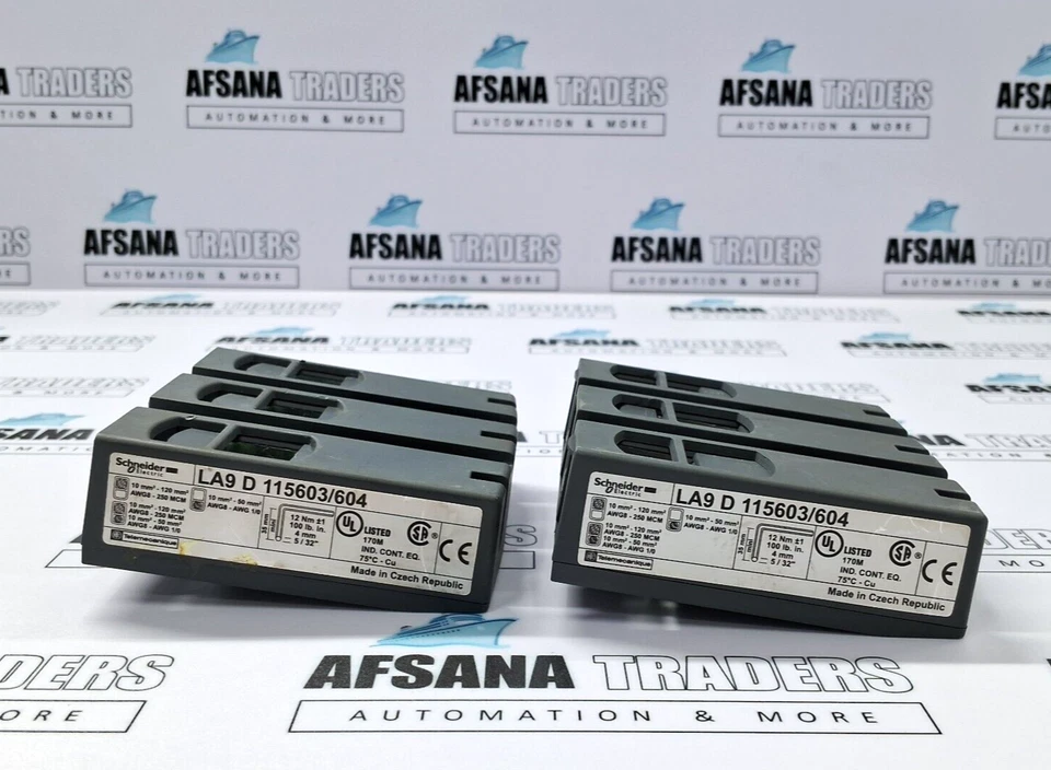 LOT OF 2X SCHNEIDER ELECTRIC | TELEMECANIQUE LA9 D 115603/604 TERMINAL BLOCK - Image 2 of 4
