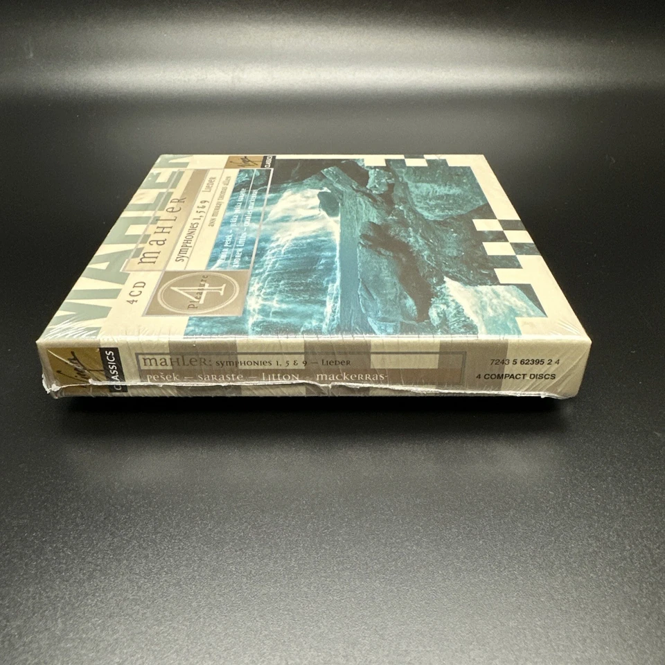 Mahler Symphonies 1,5,9, Murray Allen Litton Mackerras [Virgin 4 CD] SEALED - Image 4 of 4