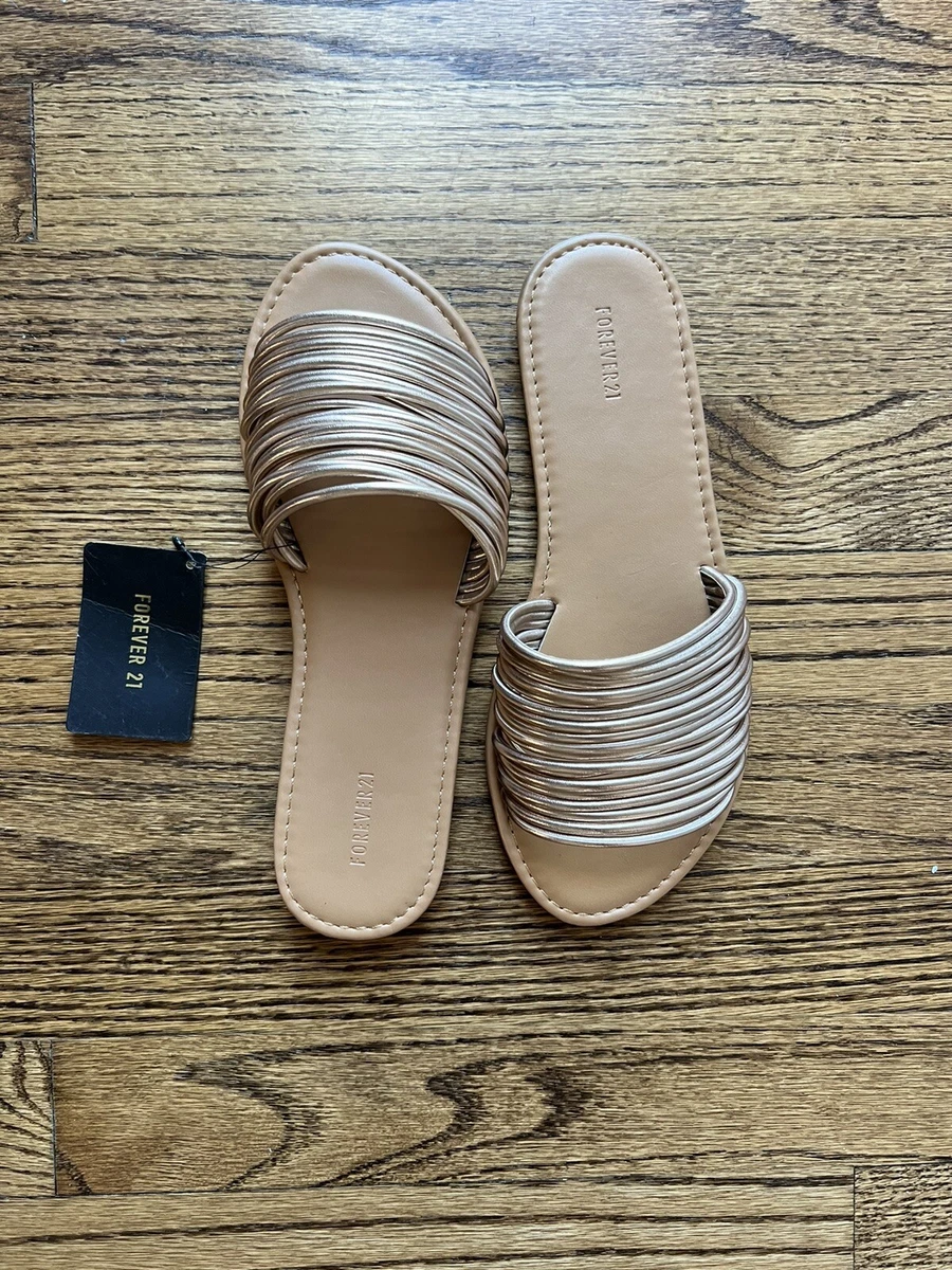 Forever 21 slide sandals clearance