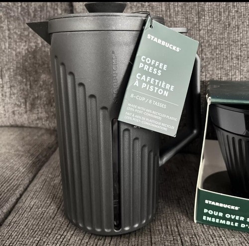 Pressa da caffè Starbucks nuova con etichetta 8 tazze e nuovo con scatola - Foto 2 di 3