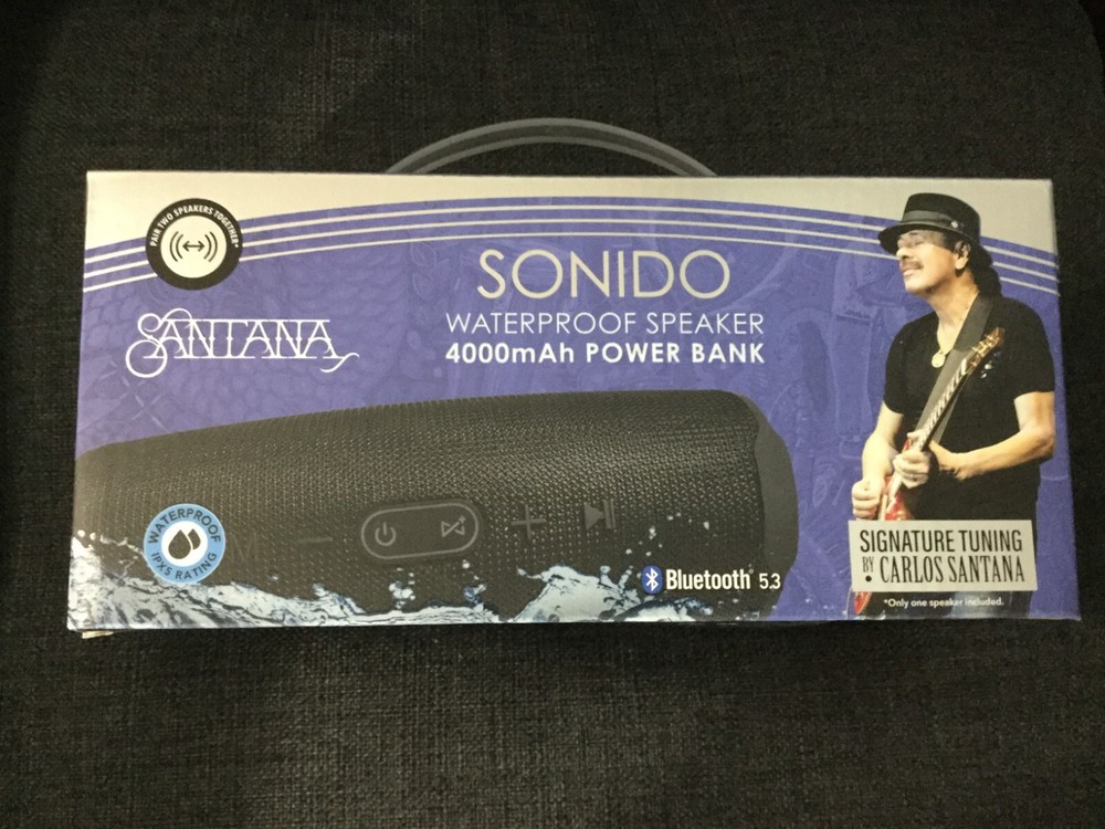 SANTANA / SONIDO / Waterproof Speaker / 40000mAh Power Bank / NEW