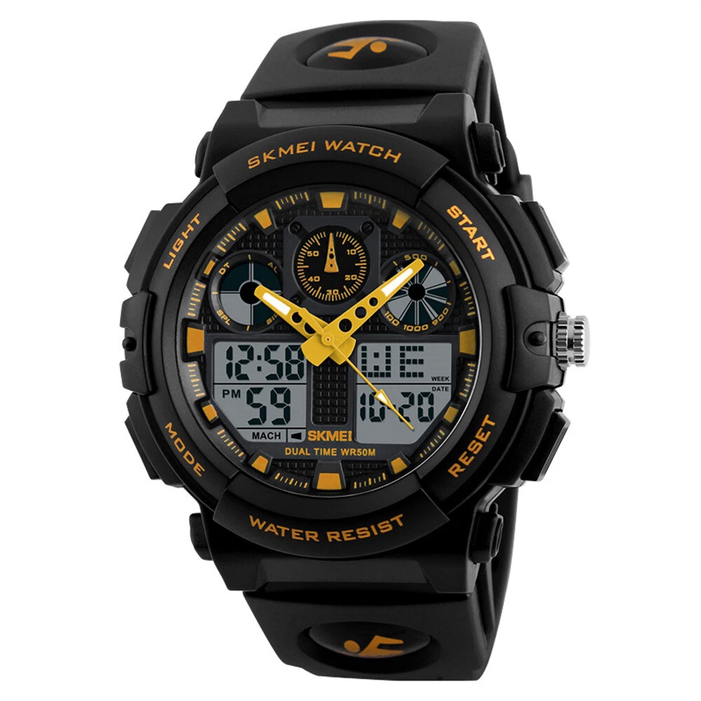 SKMEI 1270 Quartz Digital Electronic Men Watch Fashion Casual