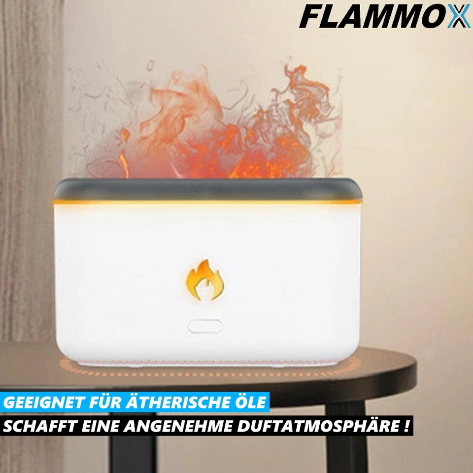 FLAMMOX Luftbefeuchter mit Kamineffekt Flammen Humidifier Raumbefeuchter - Bild 4 von 4