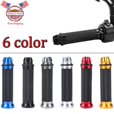 Motorcycle Hand Grips Rubber Gel 7/8"Handle Bar For Honda Suzuki Yamaha Kawasaki