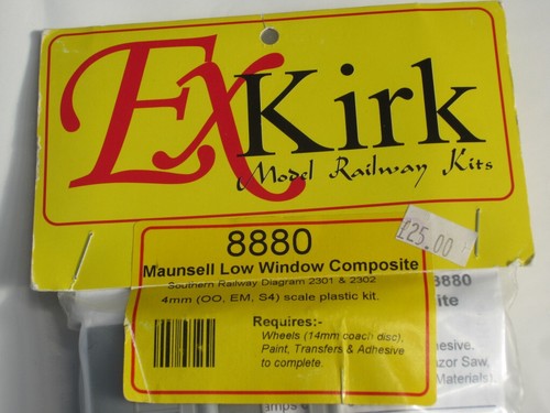 Ex-Kirk 00 Coach Kit 8880 - SR Maunsell Low-window composite diagram 2301 - Picture 2 of 3