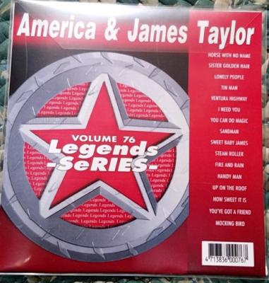 LEGENDS KARAOKE CDG AMERICA & JAMES TAYLOR OLDIES POP FOLK #76 16 SONGS CD+G
