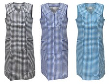 Reißverschlusskittel RV Kittel Hauskleid Schürze 