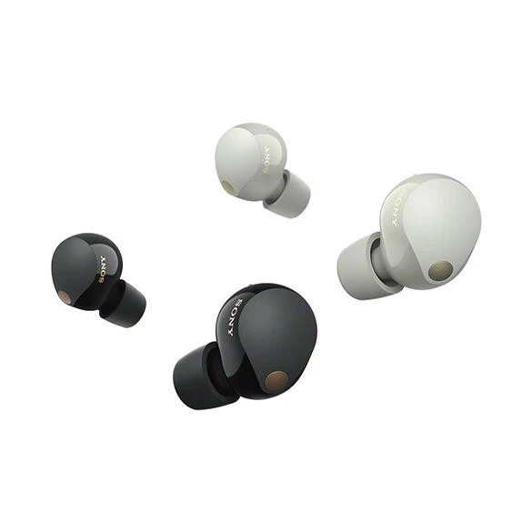 Sony WF-1000XM5 Wireless Earphone Noise Cancelling, Platinum Silver - Image 4 of 4