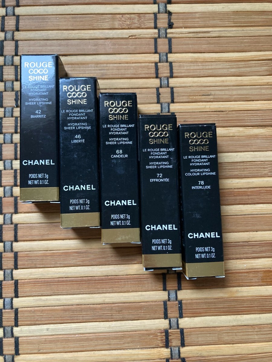 CHANEL Rouge Coco Shine various colours discontinued New&Boxed