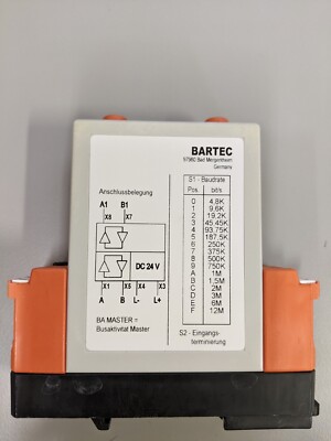Bartec RS485 Profibus Koppler 07-7311-93Wpk1No Dc20-30V 140Ma / 07-7311-93WPK1N0