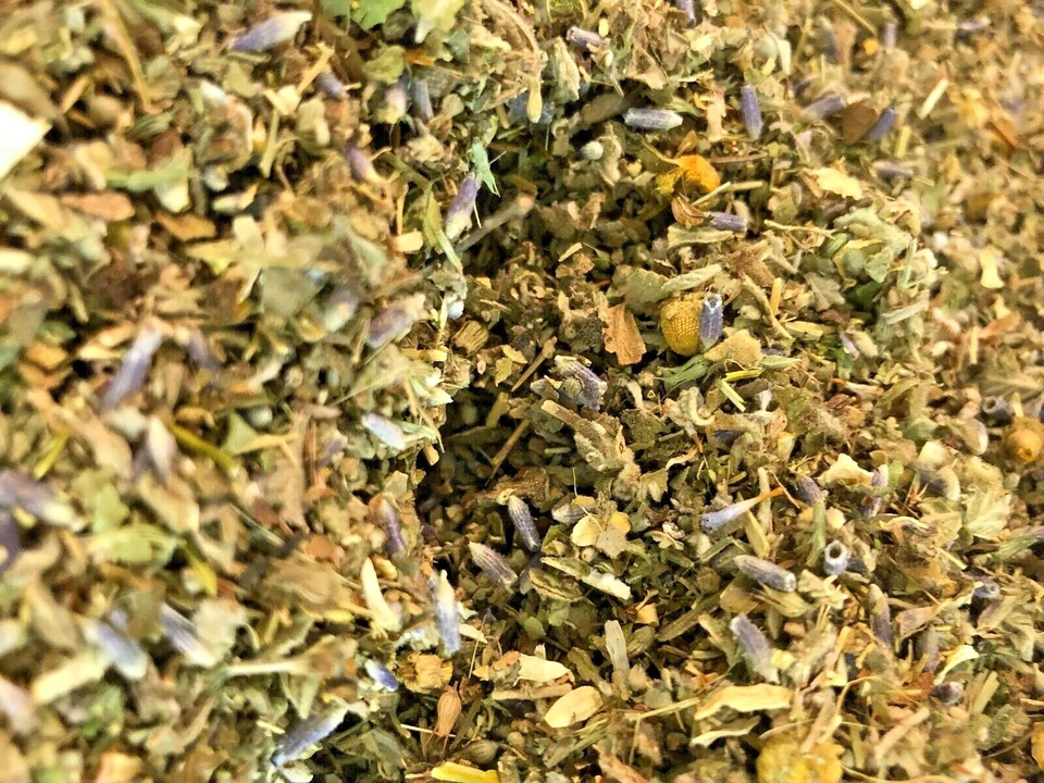 No.12 Tea Mix - Poppy Patchouli Skullcap Damiana Catnip Chamo +more Herbs - 1 oz - Image 3 of 4