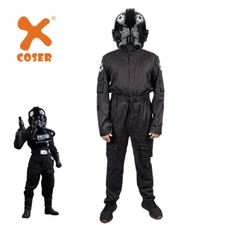 Xcoser Star Wars Imperial Tie Fighter Pilot Cosplay Costume Uniform Halloween