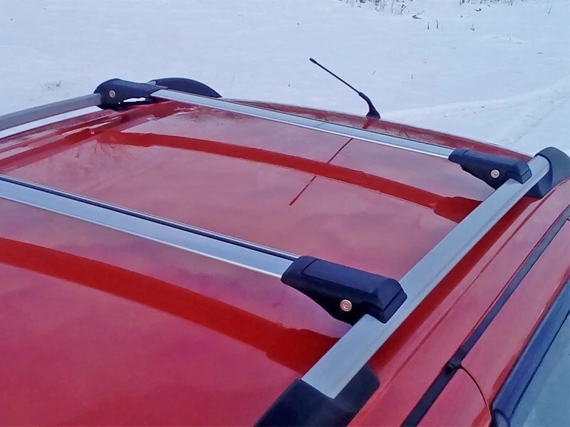 Barras transversales plateadas bloqueables para Audi A6 C5 Allroad Quattro 1999-2005 Foto 4 de 4