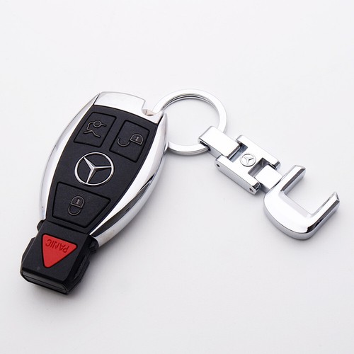3D C Class Letter Logo Alloy Car Keychain Ring Decoration Gift Emblem AMG Sport - Foto 4 di 5