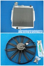 3 Row Aluminum Radiator Fan For Datsun Roadster Fairlady 1963-1970 69 68 67