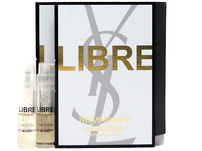 YSL YVES SAINT LAURENT LIBRE EDP 1.2ml .04fl oz x 2 PERFUME SPRAY SAMPLE VIALS