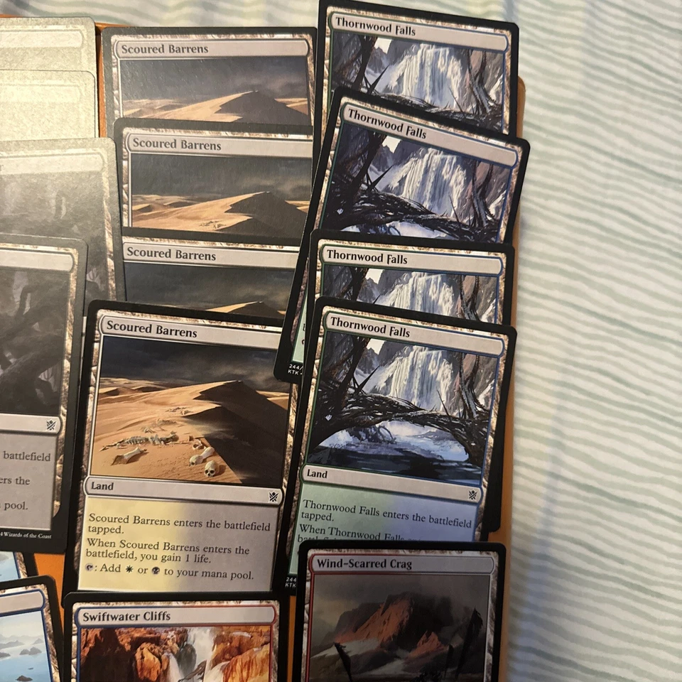 MTG 40x Life Gain Dual Land - Swiftwater Thornwood Jungle Dismal Rugged - Khans - Image 4 of 4