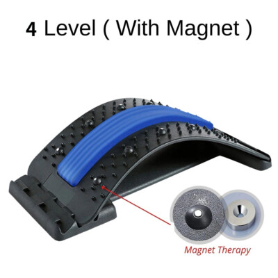 Posture Relief Magic Back Stretcher Lower Lumbar Pain Acupuncture Back Massager