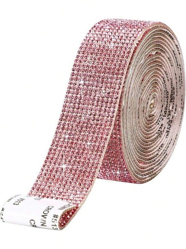 Crystal Rhinestone Stripe Resin Diamond Ribbon Glitter Rhinestone - Picture 12 of 18
