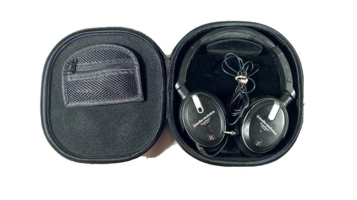 Audio Technica ATH ANC7 Noise Canceling Headphones With Case