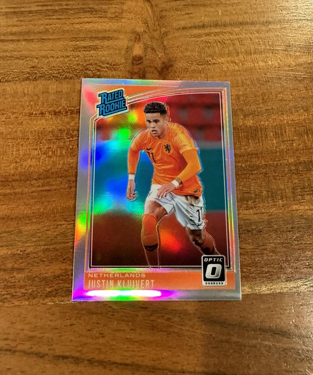 Justin Kluivert 2018-19 Panini Donruss Optic Silver Prizm Rated Rookie NRMT+ RC