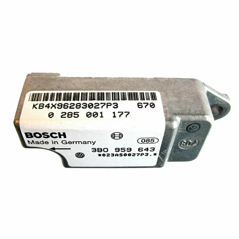 🔵 Sensor de choque Bosch Airbag SRS 3B0959643 VW Passat 3B módulo 0285001177 - Imagen 2 de 4