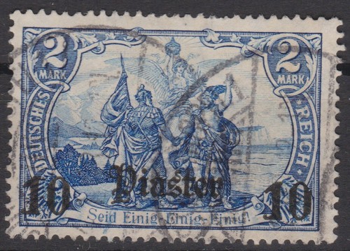 === Dt. Foreign Post Office Turkey Mi. 45 Stamped Kat. ===