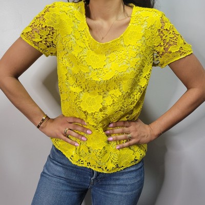 neon sheer shirt
