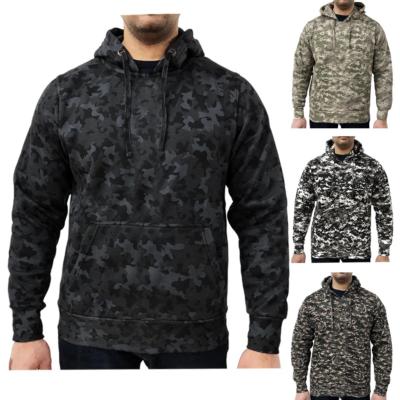 Yumenam herenhoodie met haaienkop, camouflage 3D-geprint sweatshirt met volledige ritssluiting, camouflage casual streetwear jas voor mannen en tieners, Paars, XXL