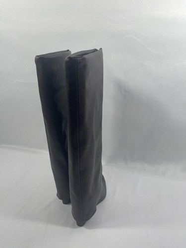 Marc Fisher Boots Womens Size 7.5 Dark Chocolate Evander Tall Pointed Toe Shoes - Picture 4 of 7