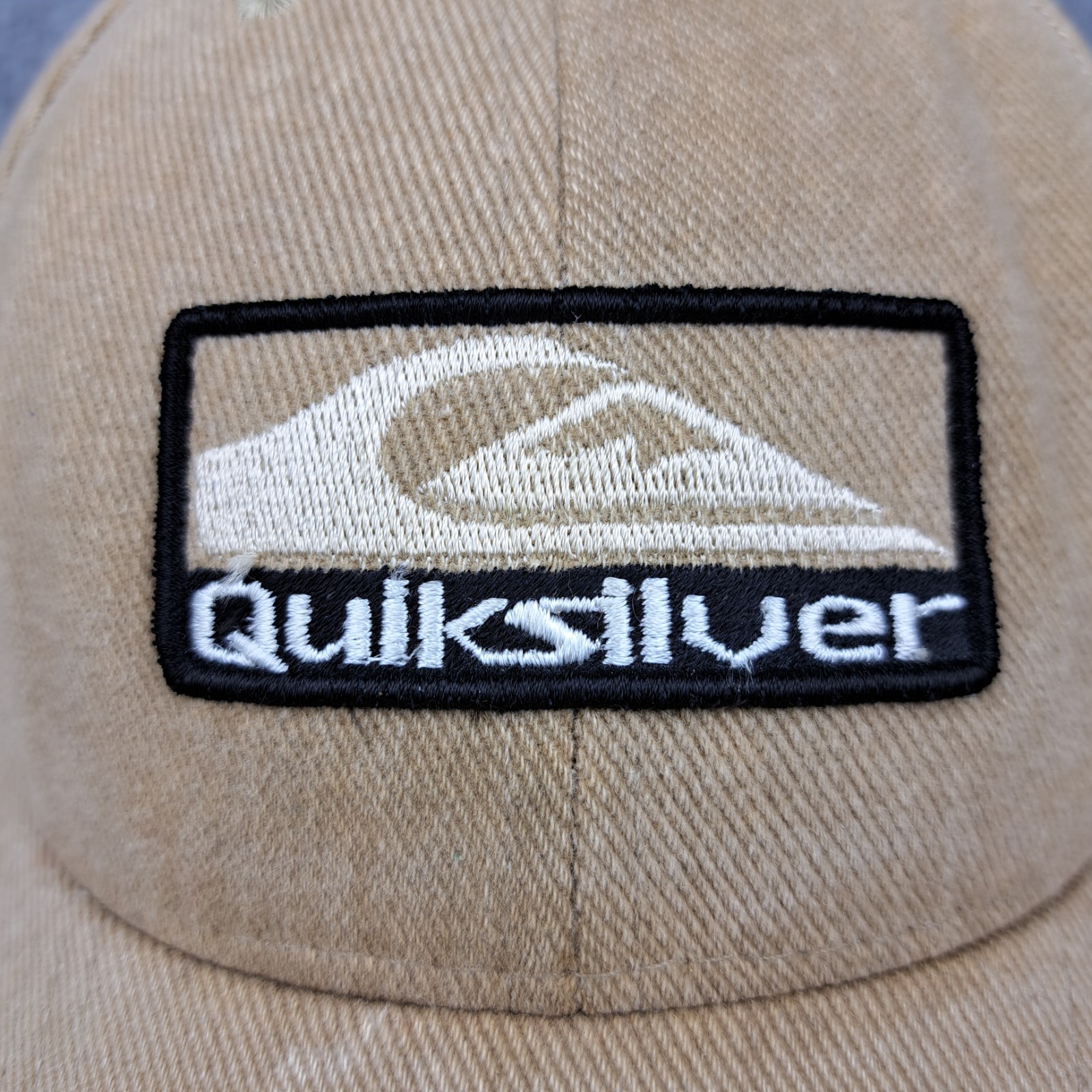 Vintage Quicksilver Essentials Hat Cap Snapback B… - image 2