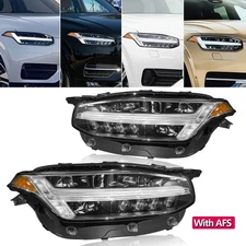 Left & Right Head Light W/ AFS LED Front Lamp For 2019-2024 Volvo XC90 Headlight
