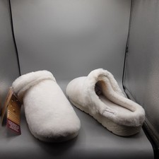 Muk Luks Quianna Lisa Clog Slipper Women's 11-12M Ivory A267
