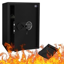 Coffre-fort sécurité électronique mural 43L armoire à monnaie code PIN
