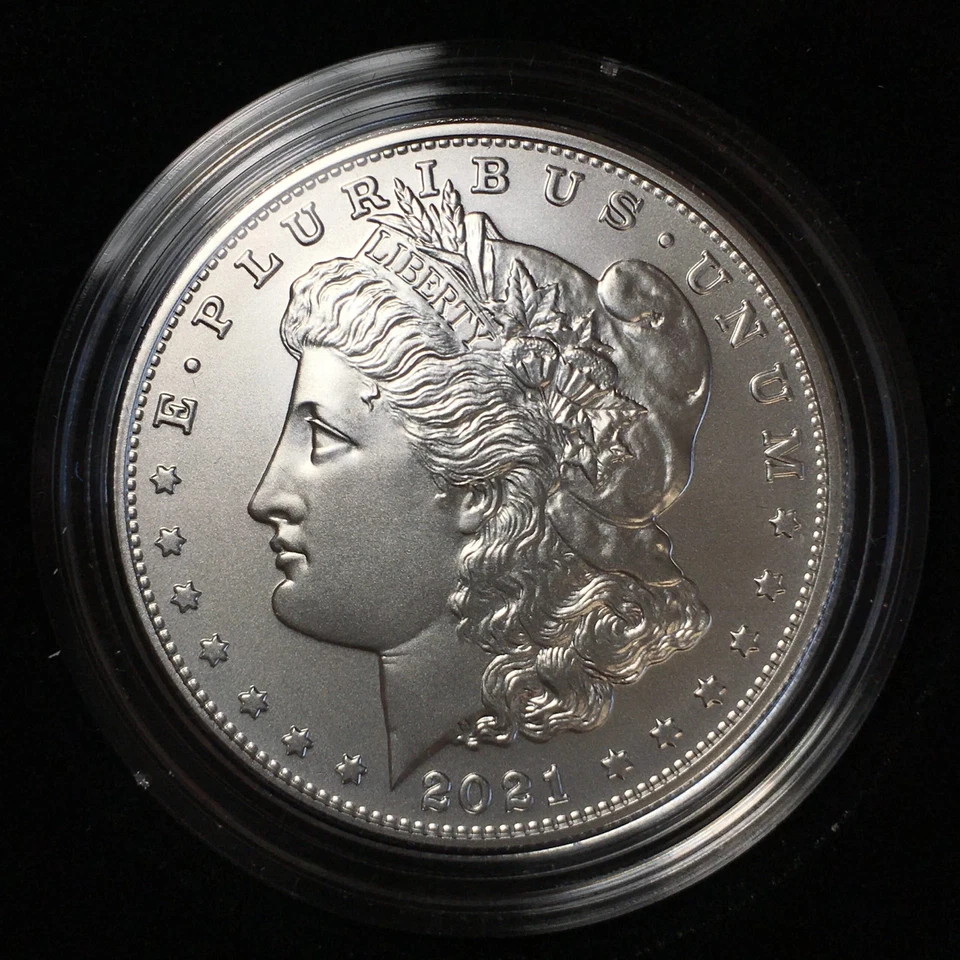 2021-S Morgan Silver Dollar, San Francisco Mint in US Mint OGP with COA - Image 2 of 4